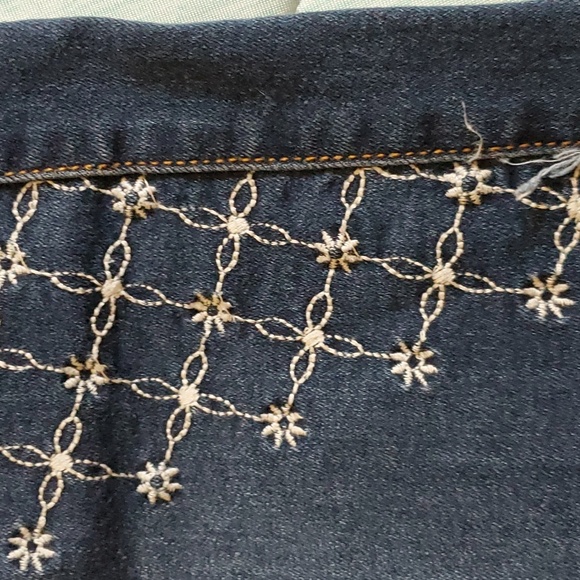 Rafaella Weekend Slimming Patchwork Jeans sz 12 - Picture 3 of 11